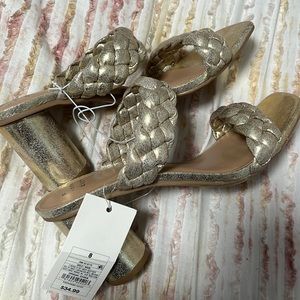 TARGET gold heels